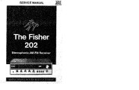 Fisher 202 - Service Manual 